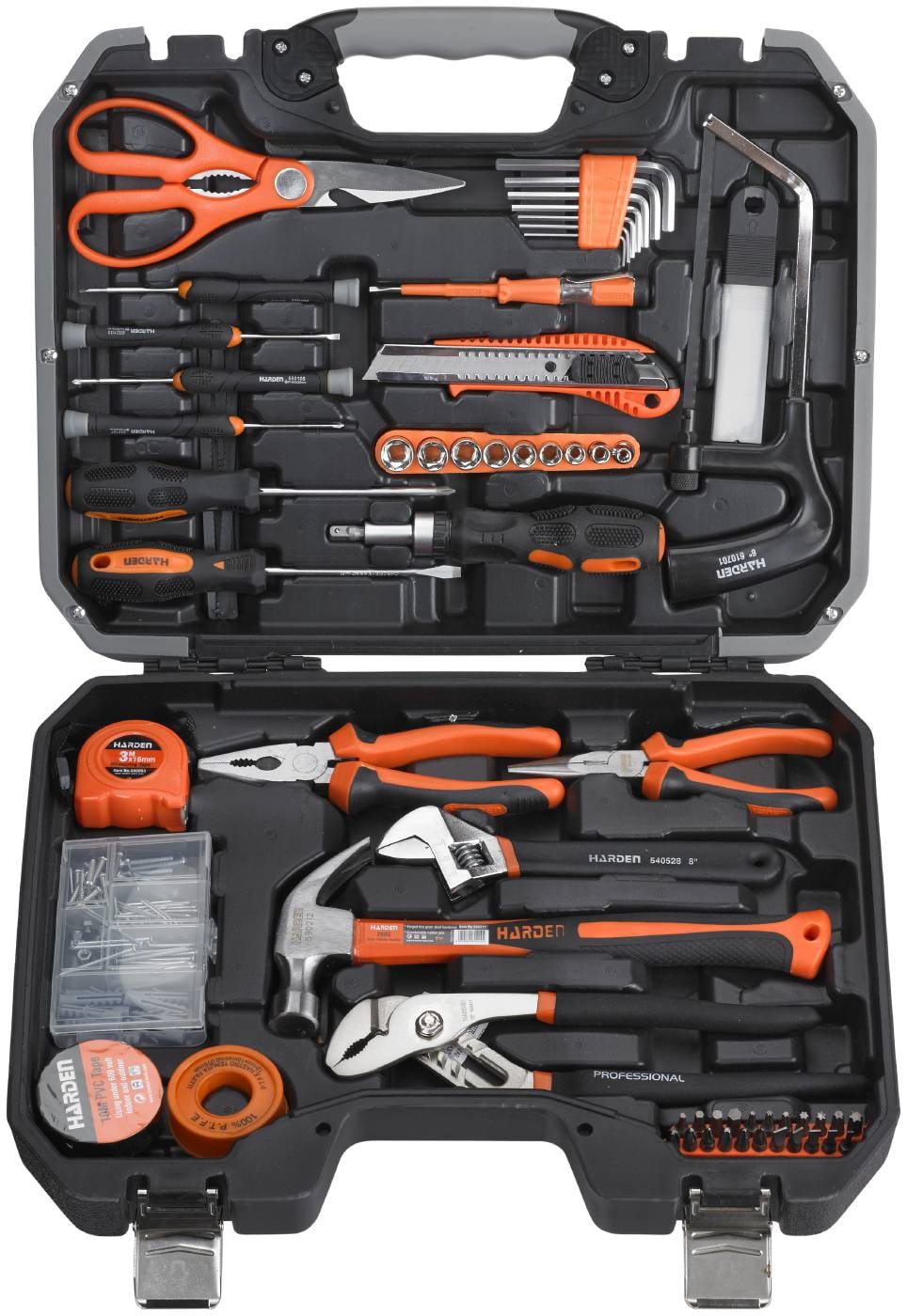 Harden værktøjssæt 63 dele