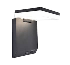 Lutec MOZE Smart LED udendørs væglampe solcelle med sensor 8W
