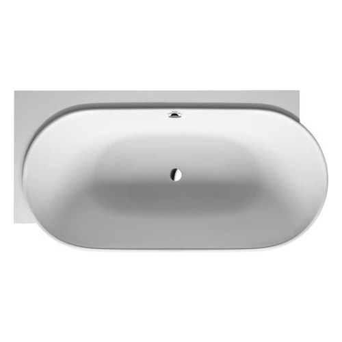Duravit Luv badekar, venstre med front og gavl 2 ryglæn 185 x 95 cm