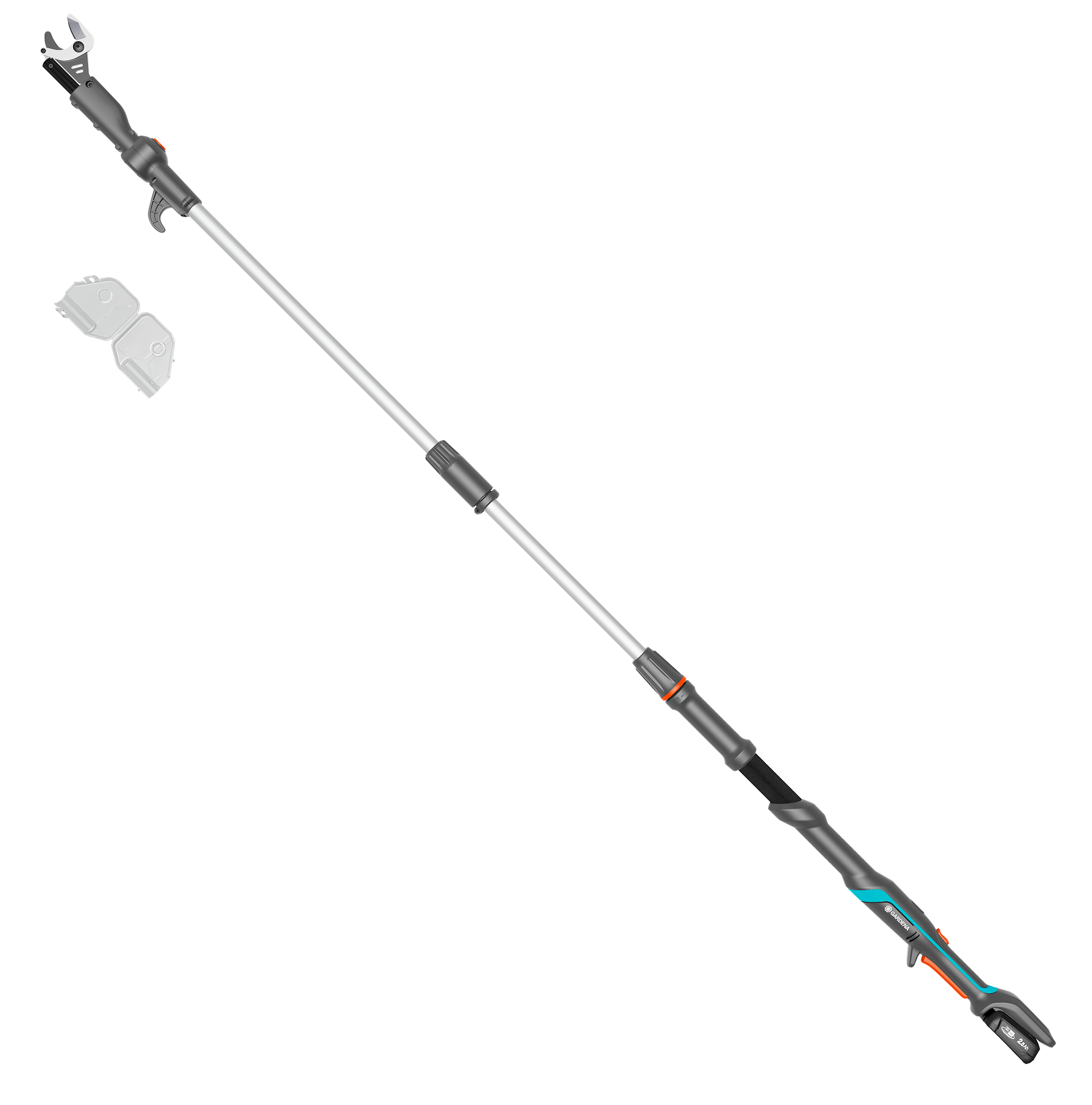 Gardena HighCut 250/18V grensaks med teleskop inkl. batteri og lader