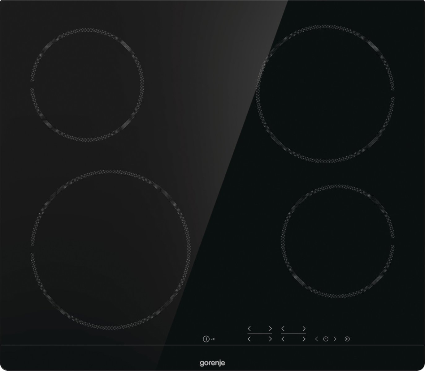 Gorenje ECT641BSC glaskeramisk kogeplade slebet 59,5 cm