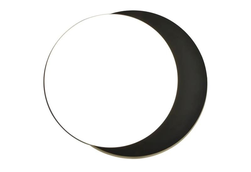 Lutec Goleta Backlight loftlampe i mat sort/opal 24,3W IP54