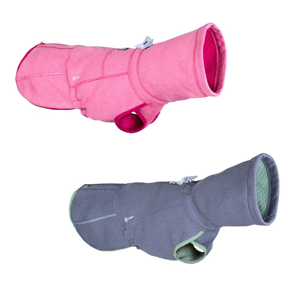 Hurtta Razzle-Dazzle Midlayer Beetroot hundejakke lyserød/rød str. 65 cm