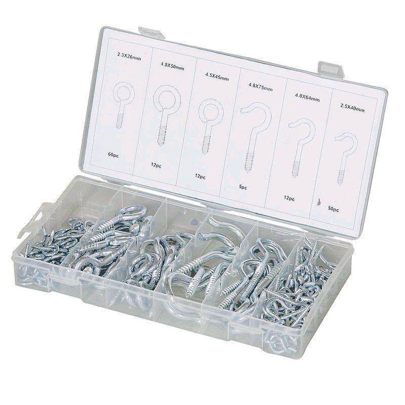 Germ sortimentsæske med ophængningskroge 151 stk.