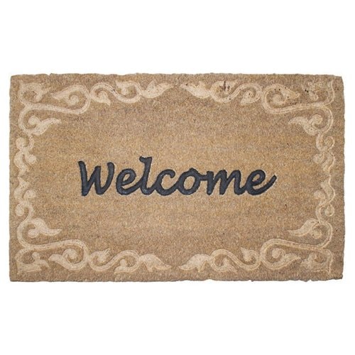 Esschert Design Welcome dørmåtte kokos 60 x 40 cm