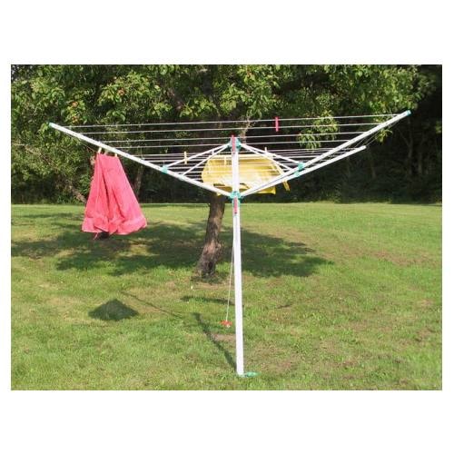 Blome tørrestativ super luksus i hvid med 60 meter tørresnor