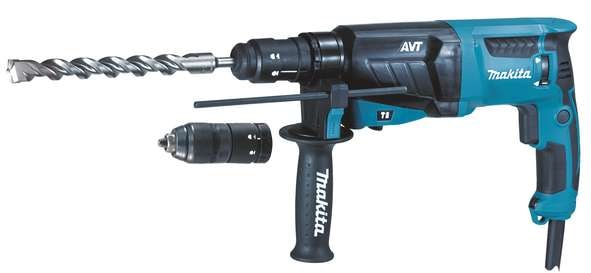 Makita borehammer HR2631FTJ AVT i MAKPAC