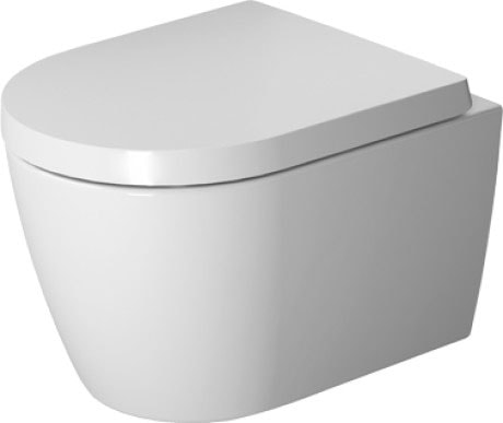 Duravit ME by Starck Compact hængeskål Rimless med HygieneGlaze