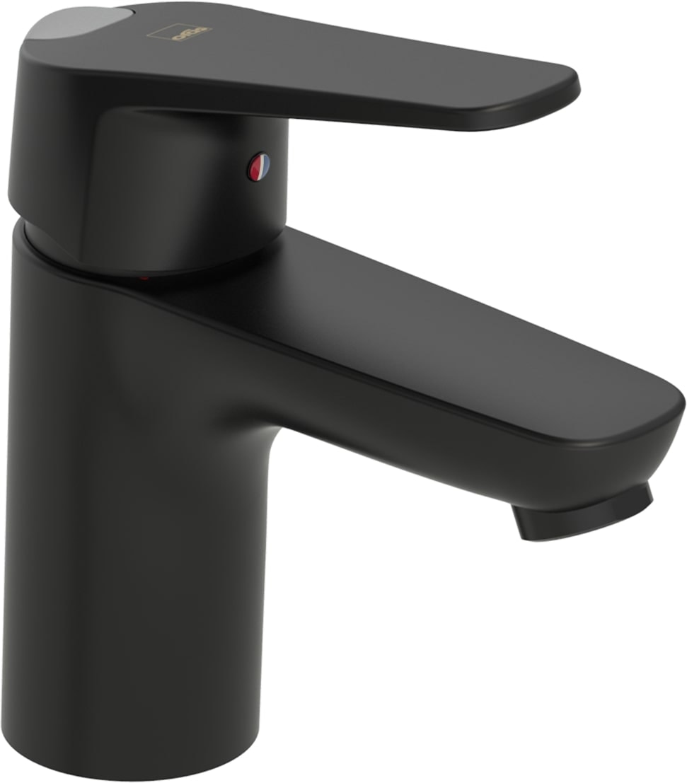 Oras Vega håndvaskarmatur i mat sort uden bundventil