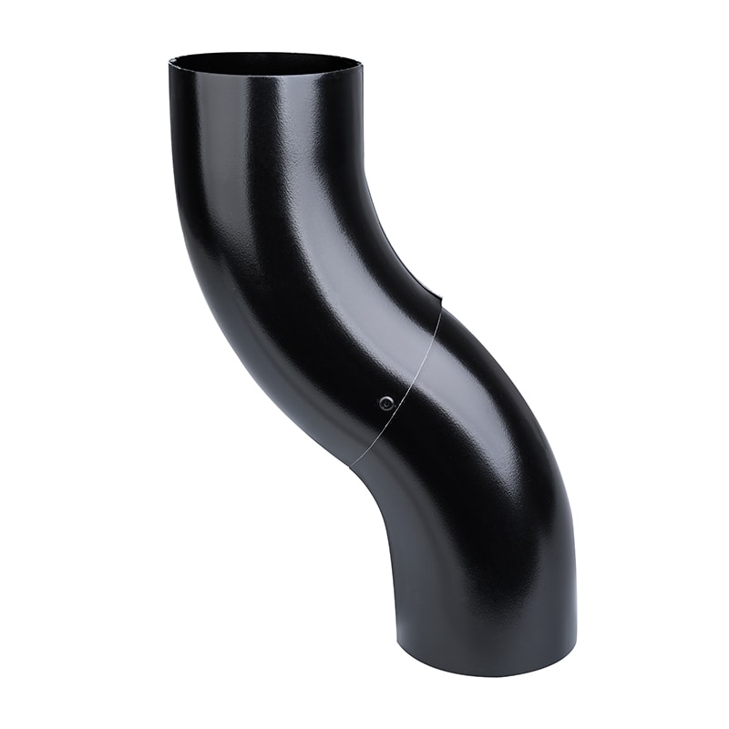 Plastmo Sort Arkitekt nedførsel 90 mm