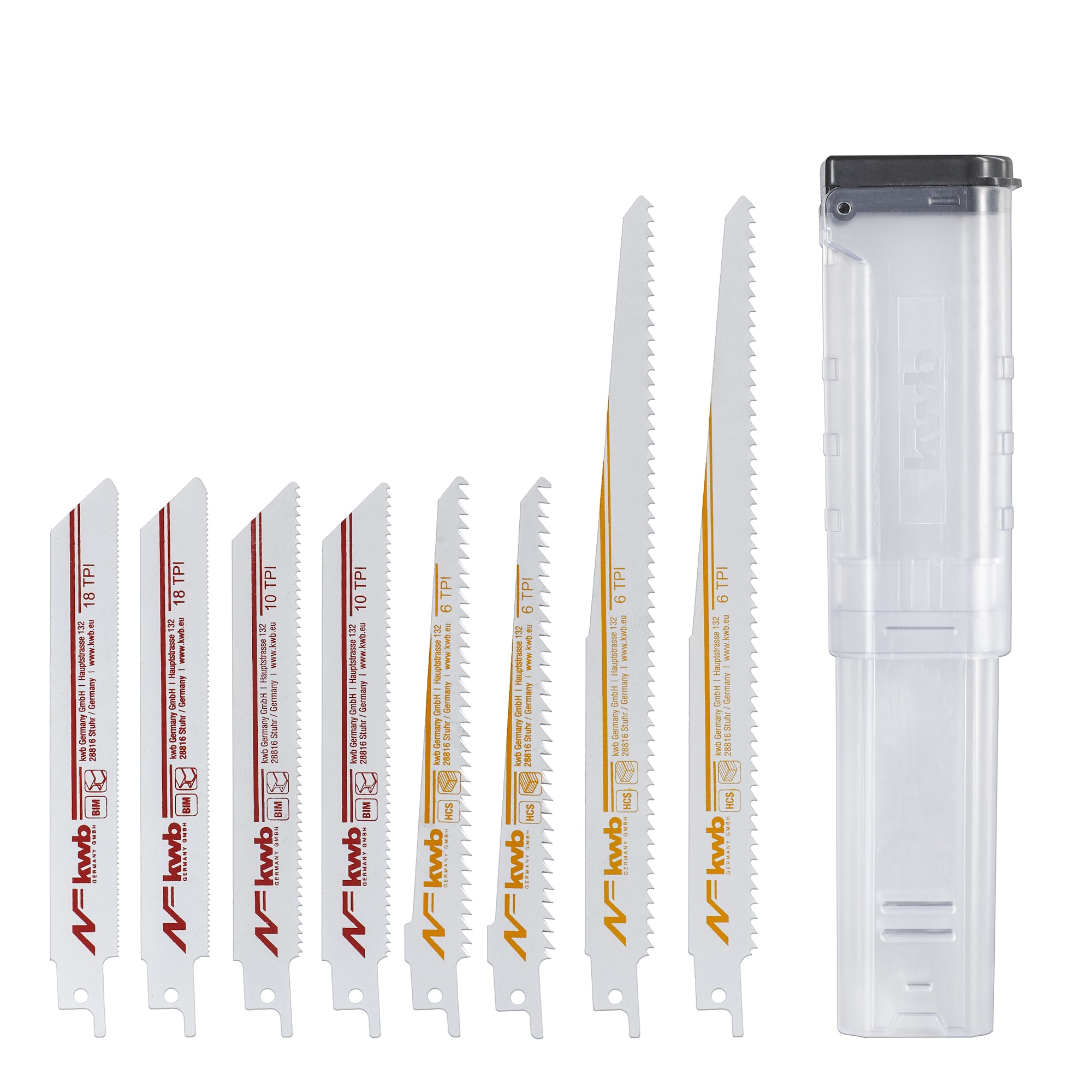 KWB BIM/HCS bajonetsavklinger til træ og metal 9 dele