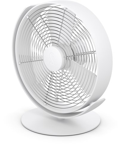 Stadler Form Tim bordventilator hvid med adapter/USB ST-020