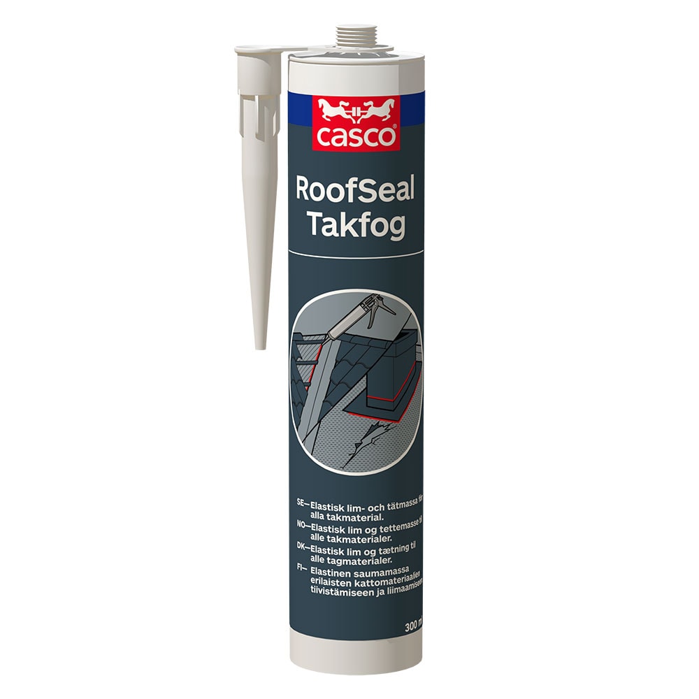 Casco RoofSeal tagfugemasse teglrød 300 ml