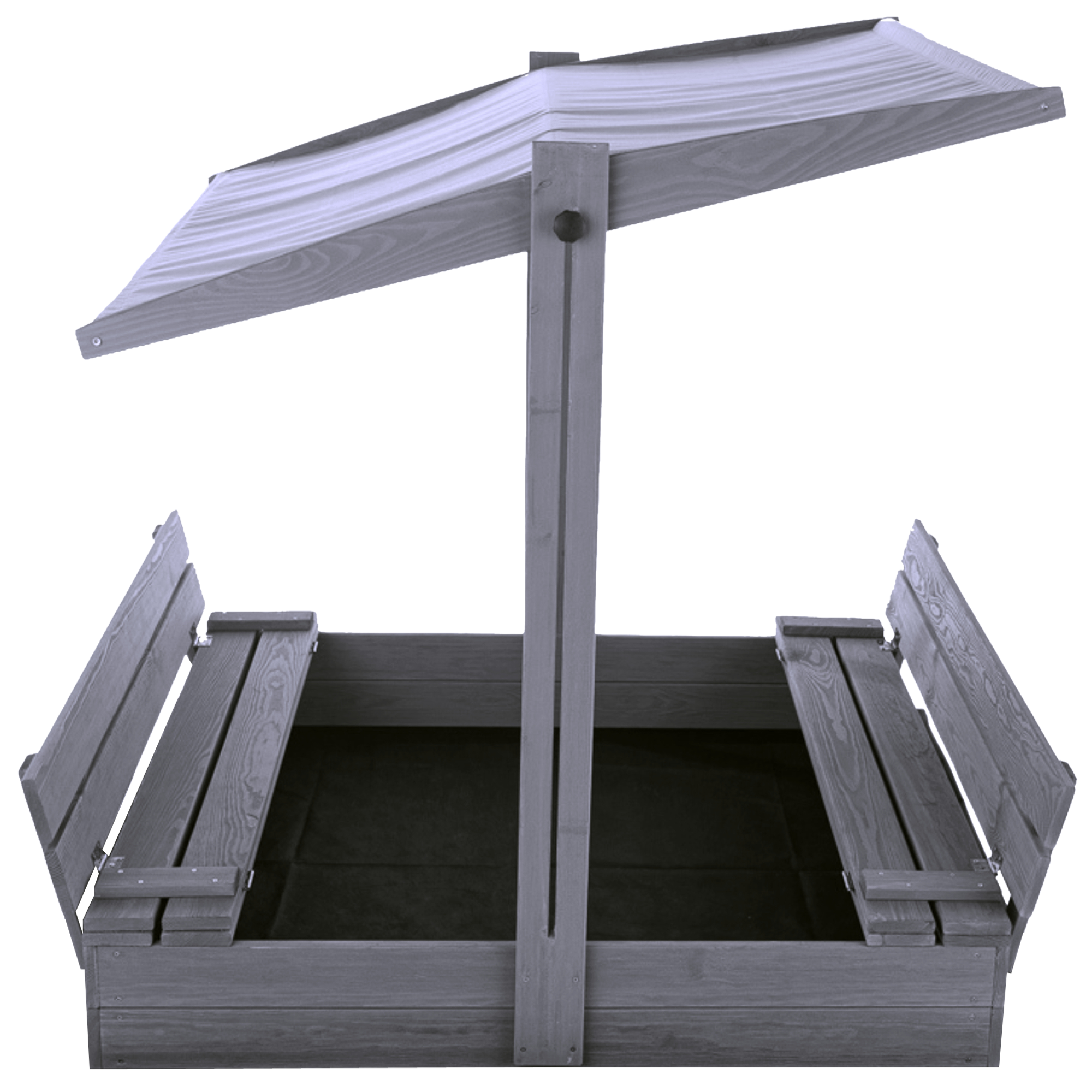 Nordic Play justerbart tag i grundmalet grå til sandkasse