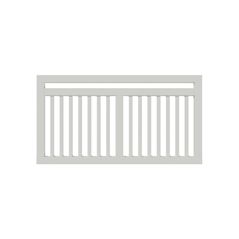 Plus Linea forhavehegn grundmalet sort 150 x 80 cm