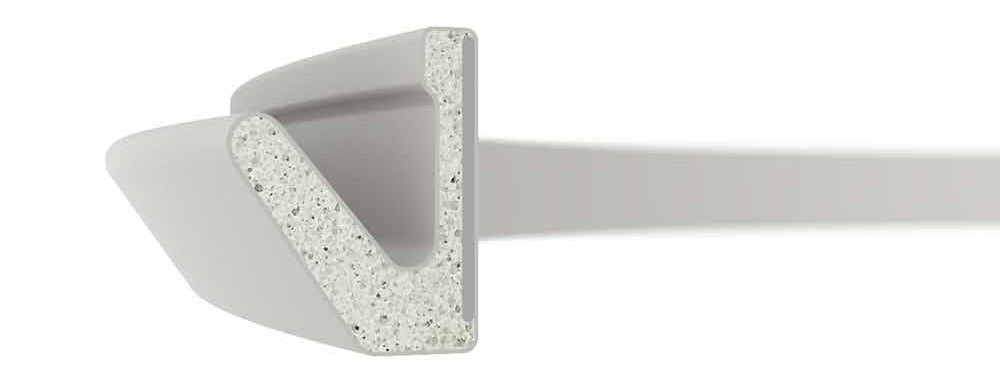 DAFA Q-Lon 3059 tætningsliste grå GDS 10 meter