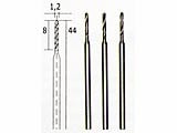 Proxxon spiralbor 1,2 mm. 3 stk.Proxxon nr. 28856
