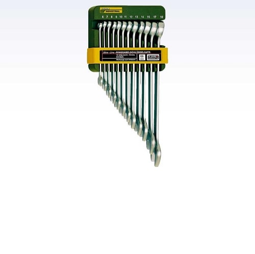 Proxxon Slimline ring/gaffelnøgle sæt med 12 dele, 6 - 19 mm.