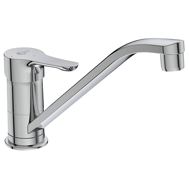 Ideal Standard Alpha BlueStart køkkenarmatur krom med lav tud