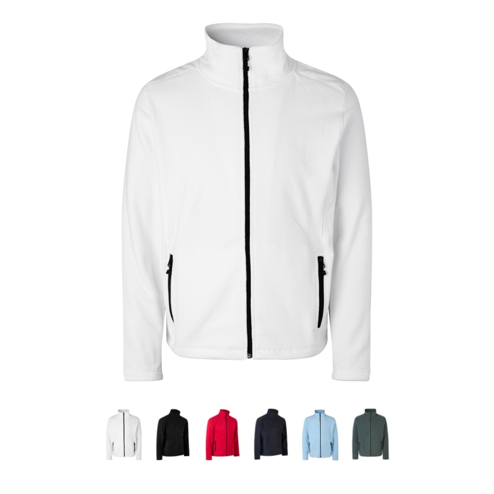 ID cardigan mikrofleece hvid