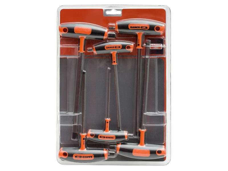 Bahco unbrakonøglesæt 903T-1 3–10 mm T-greb 6 dele