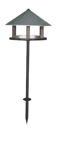 Gardenlife Odense fuglehus i sort gran inkl. stander