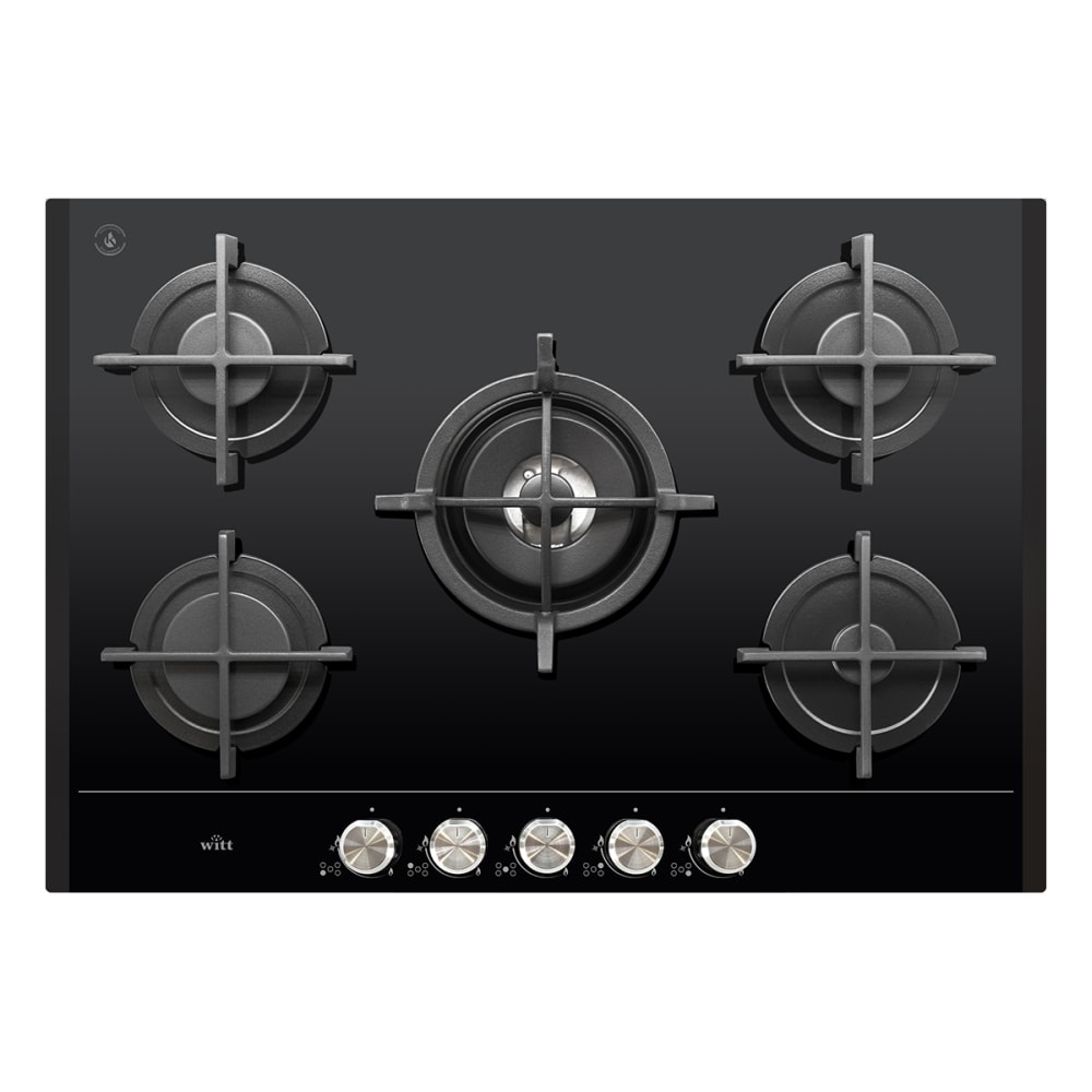 Witt WGH 755 GOG gaskogeplade sort glas 75 cm