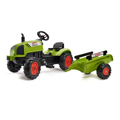 Falk Claas traktor i grøn med vogn 2 - 5 år