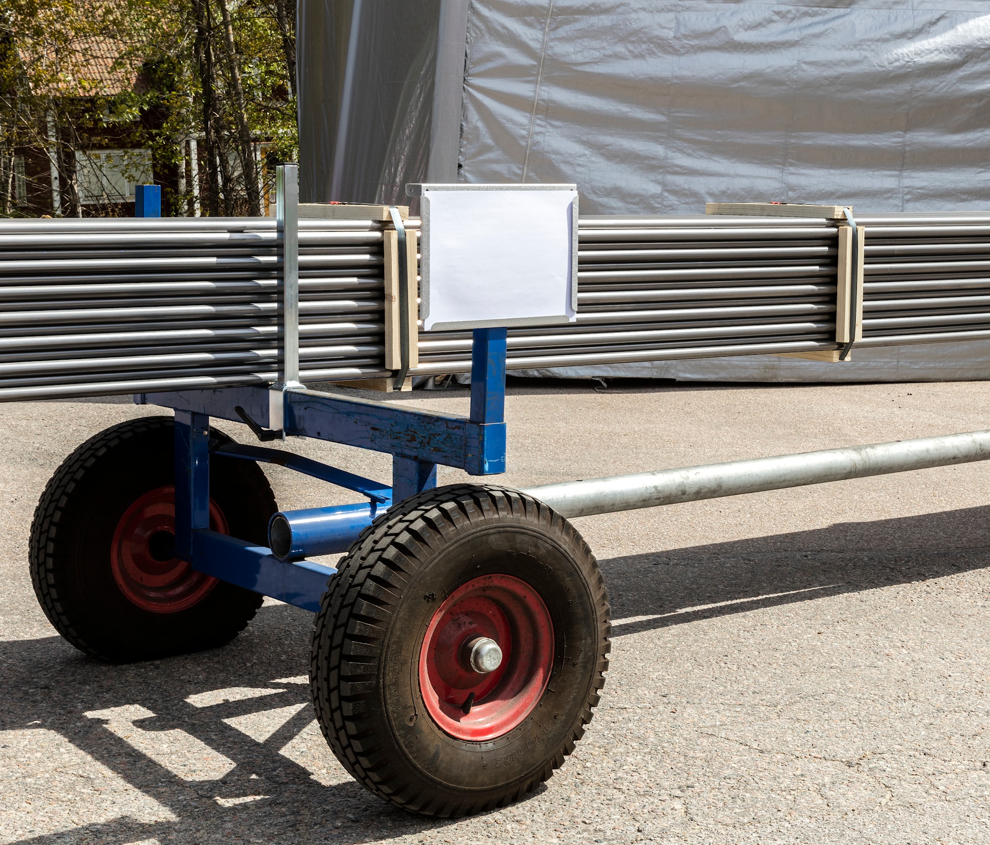 Kongamek elektrogalvaniseret vogn til materialehåndtering KMID-F125A4S