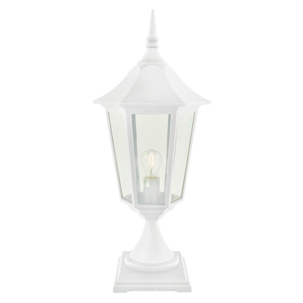 Norlys Modena Big stolpelampe hvid E27 IP54