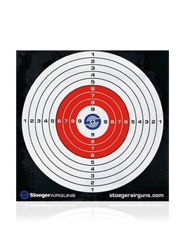 Målskive 100-pak 14x14 cm