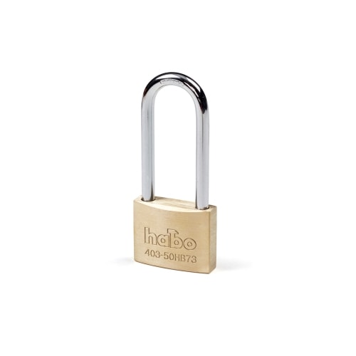 Habo hængelås massiv messing 50 mm 403-50HB73