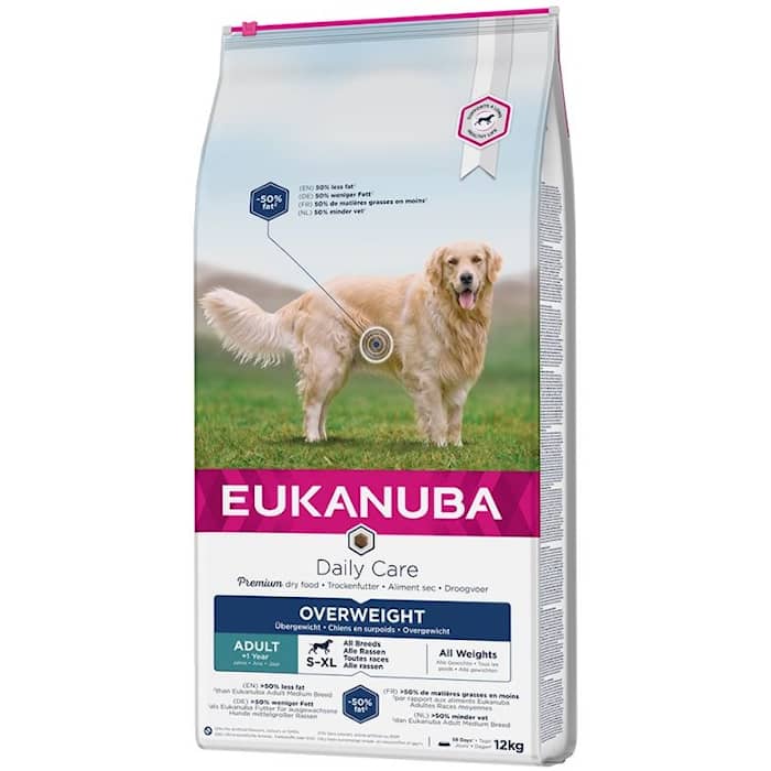 Eukanuba Daily Care Overweight Sterilized hundefoder 12 kg