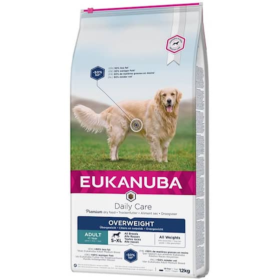 Eukanuba Daily Care Overweight Sterilized hundefoder 12 kg