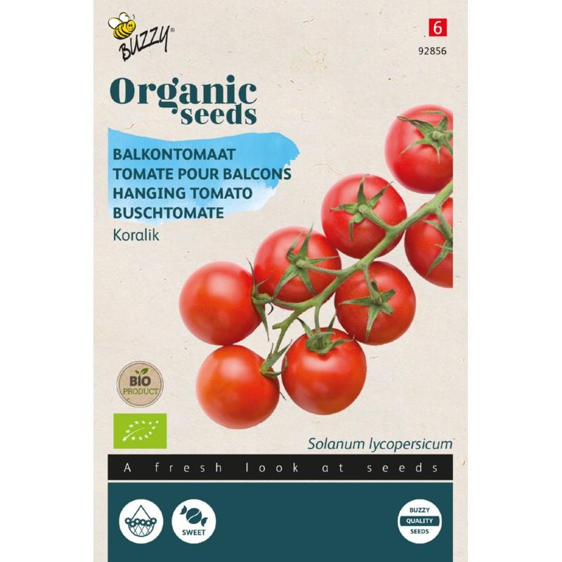 Buzzy Organic busktomat Koralik økologiske frø