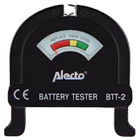 Alecto Home BTT-2 batteritester til AA, AAA, C, D og 9V batterier
