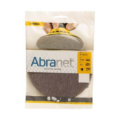 Mirka Abranet sliberondel 150 mm korn 320 10 stk.