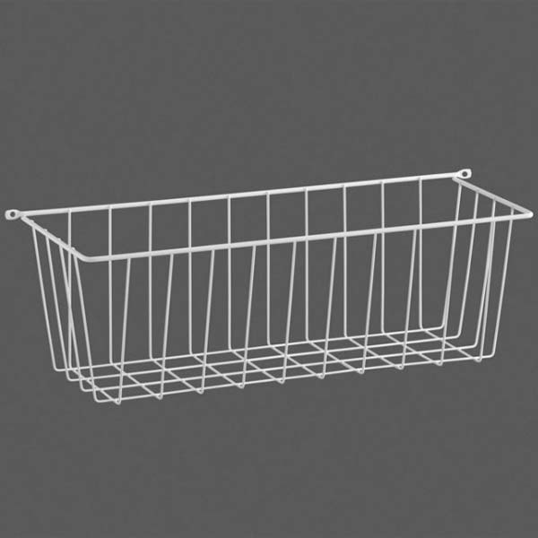 Elfa Mini sidekurv i hvid 415 x 150 x 136 mm