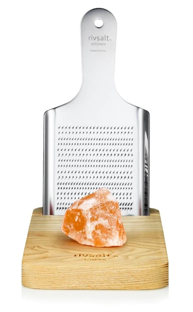 Rivsalt stort rivejern med saltsten