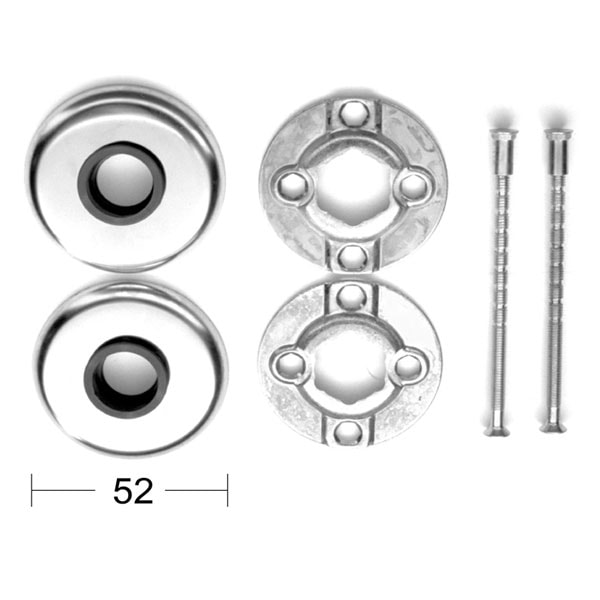 Habo Roset Oppresset skjult montering Rustfrit stål