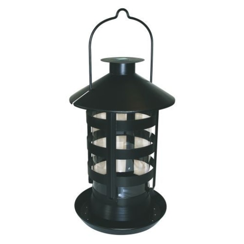 Ryom foderautomat med LED lys i top til 5 kg foder