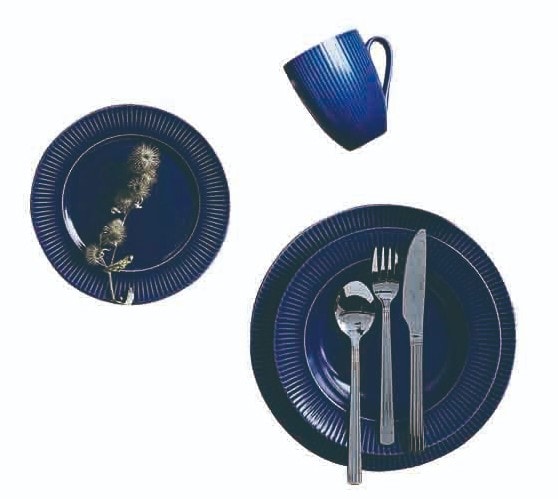 Aida Groovy stel i blå stentøj 16 dele