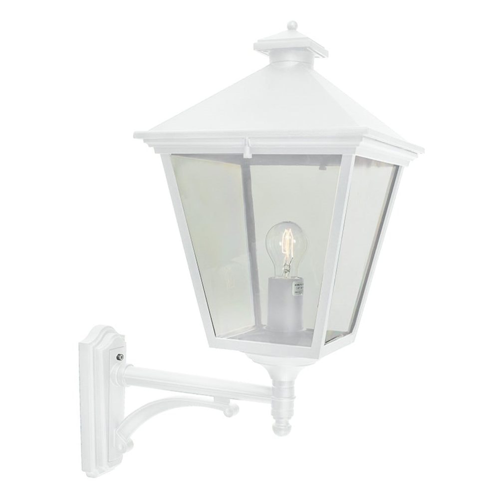 Norlys London Big væglampe up hvid E27 IP54