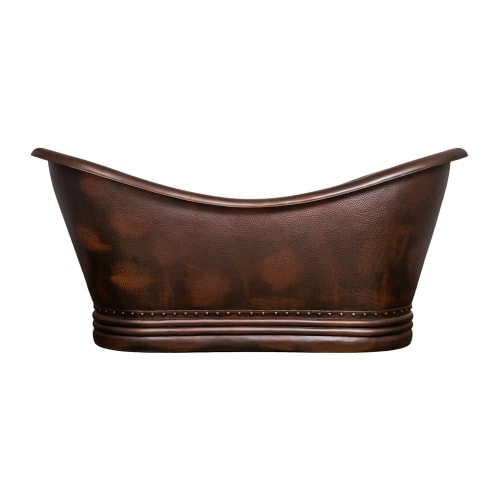 GemLook Caravelt Copper badekar i kobber 182 x 81 x 78 cm