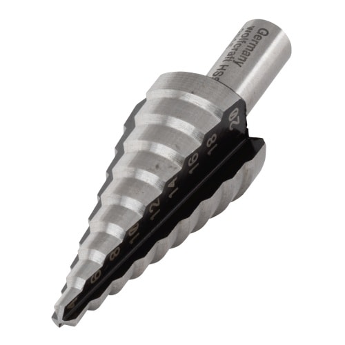 Wolfcraft trinbor Hss 8 mm 3 skær 4-20 mm