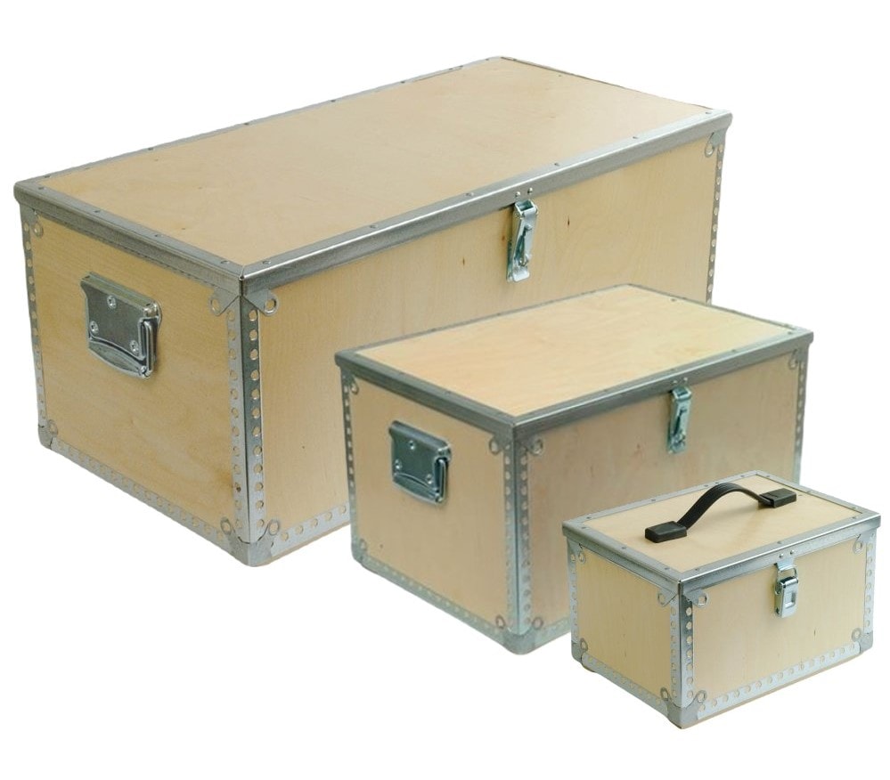 Plyfa kasser med låg