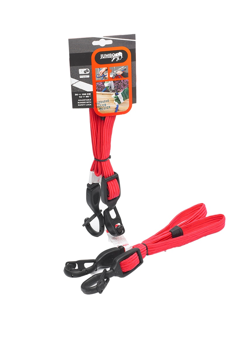 Jumbo bagagestrop med sikkerhedskrog, flad 20 kg 100 cm