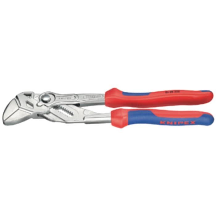 Knipex tangnøgle med flerkomponent greb - tang og skruenøgle i ét værktøj