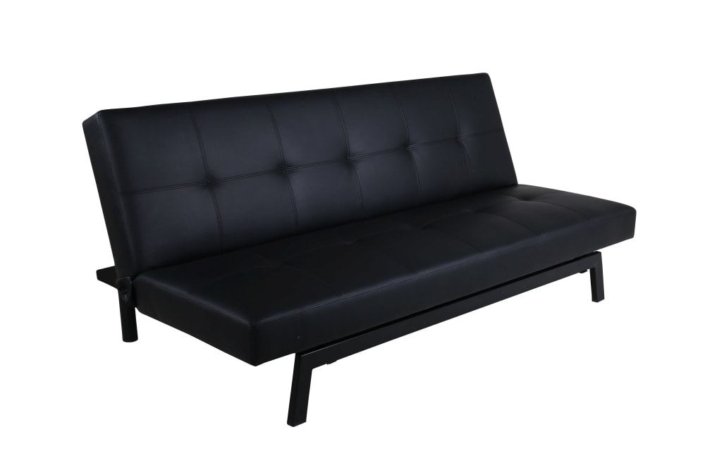 Venture Design Bodil sovesofa i sort/hvid teddystof