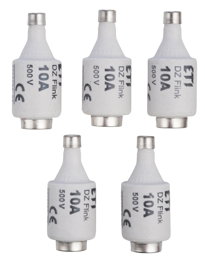 Sikring Diazed DII 10A 5 stk.